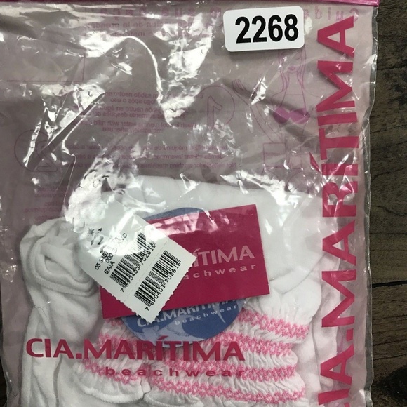 Cia Maritima Elastic CoverUp Beach Swim Wear Small - Picture 8 of 8